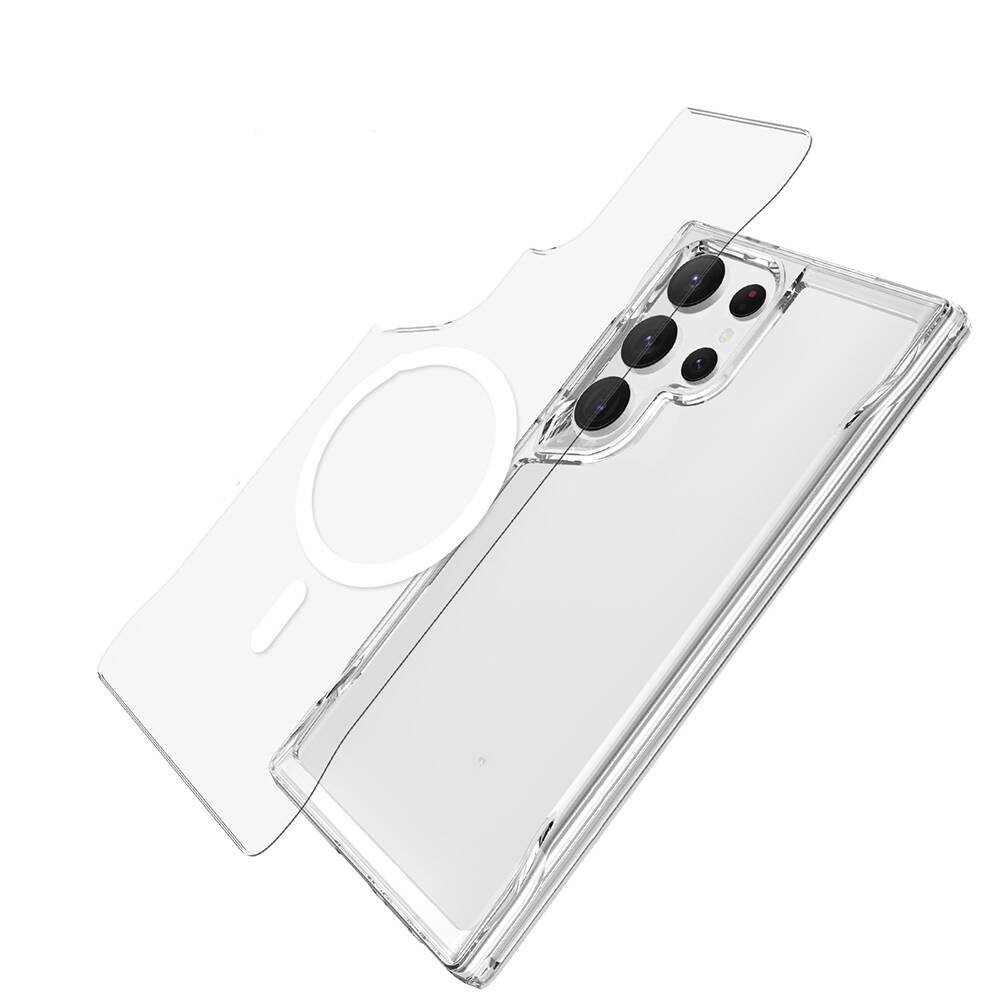 Galaxy S24 Ultra Kılıf Zore M-safe Şarj Özellikli T-Max M-safe Kapak