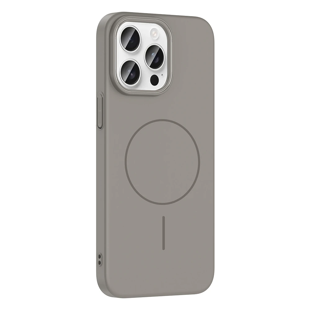 Apple iPhone 14 Pro Max Kılıf M-safe Şarj Özellikli Zore Ruby Sert Kapak