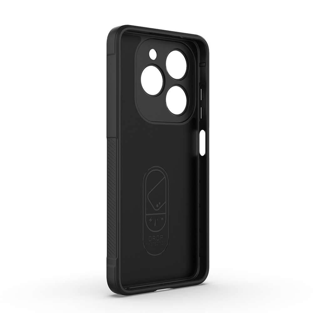İnfinix Hot 40i Kılıf Esnek TPU Oyuklu Arka Yüzey Tasarımlı Zore Etnik Silikon Kapak