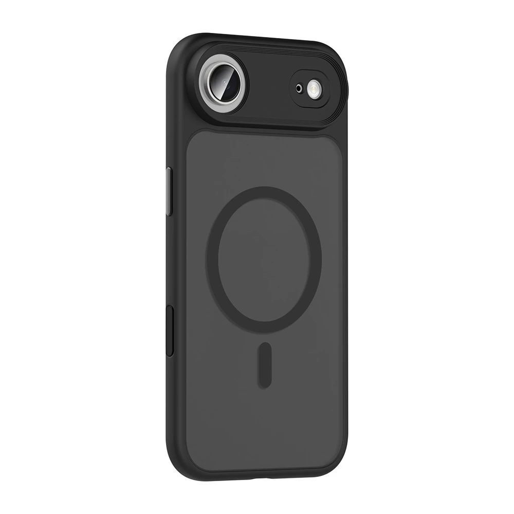 Apple iPhone 17 Air Kılıf Mat Arka Yüzey Wireless Şarj Özellikli Zore Flet M-safe Kapak