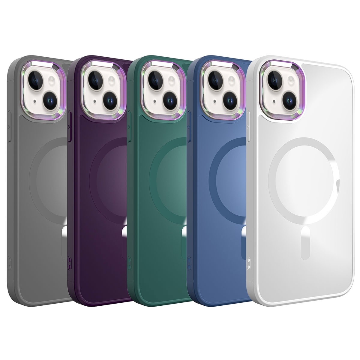 Apple iPhone 13 Kılıf M-safe Wireless Şarj Özellikli Zore Stil Kapak