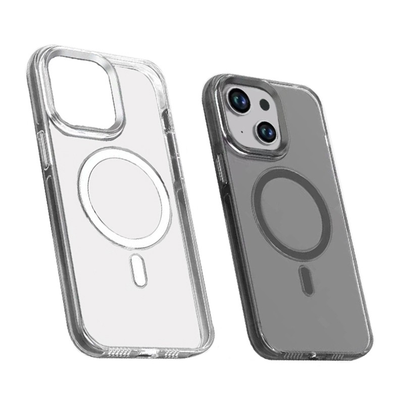 Apple iPhone 15 Plus Kılıf Zore Wireless Şarj Özellikli Şeffaf Efsane Kapak
