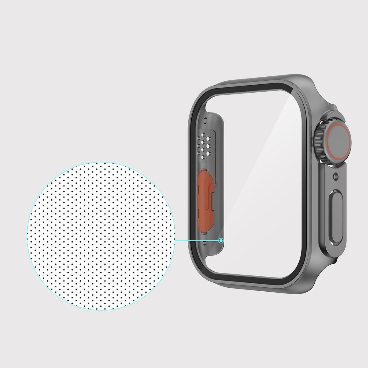 Apple Watch 42mm - Watch Ultra 49mm Kasa Dönüştürücü ve Ekran Koruyucu Zore Watch Gard 26