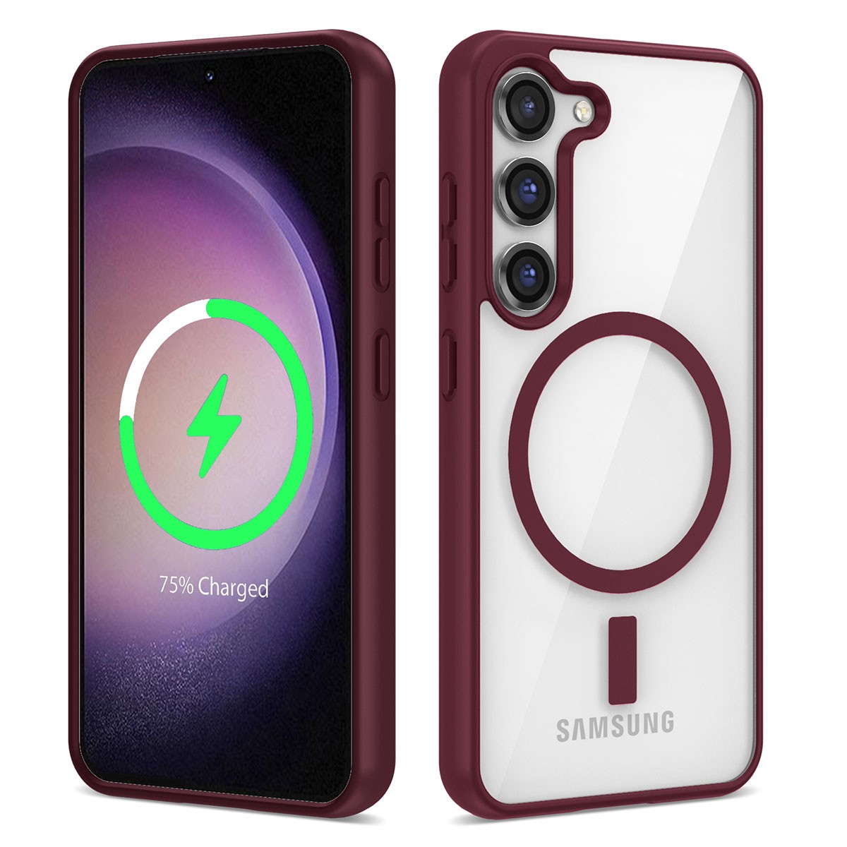 Galaxy S22 Plus Kılıf M-safe Wireless Şarj Özellikli Silikon Zore Ege Kapak