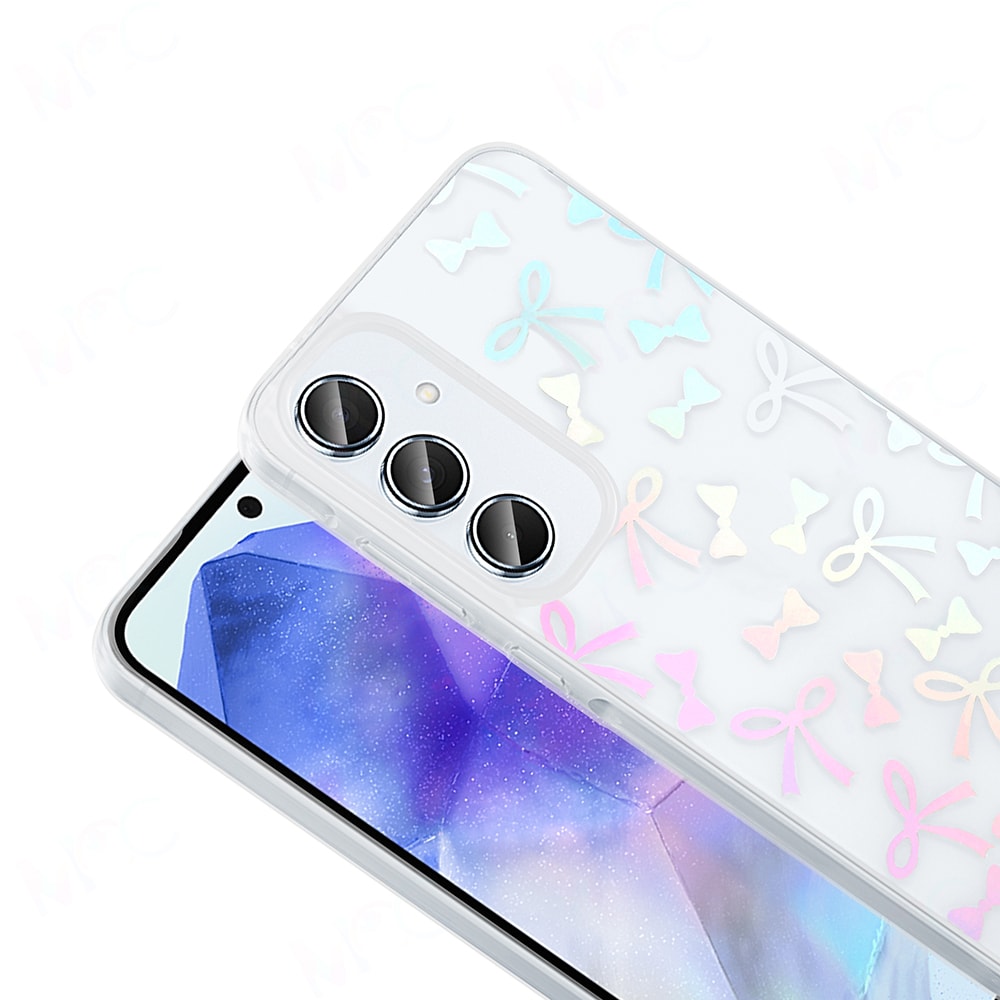Galaxy S24 FE Kılıf Şeffaf Figürlü Zore Folk Sert Kapak