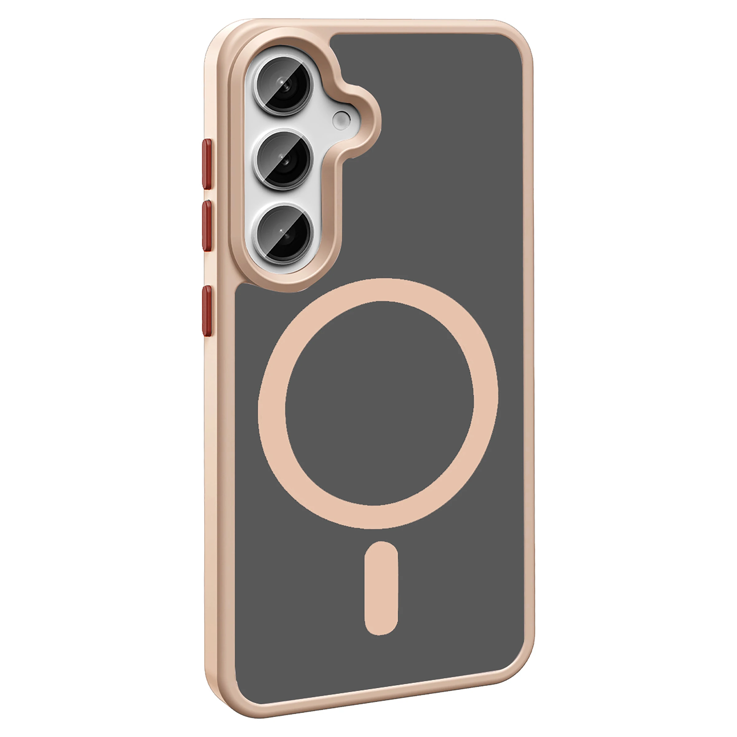 Galaxy S25 Plus Kılıf M-safe Şarj Özellikli Mat Arka Yüzey Zore Sio Kapak