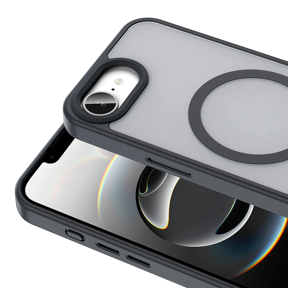 Apple iPhone 16E Kılıf M-safe Şarj Özellikli Mat Arka Yüzey Zore Sio Kapak