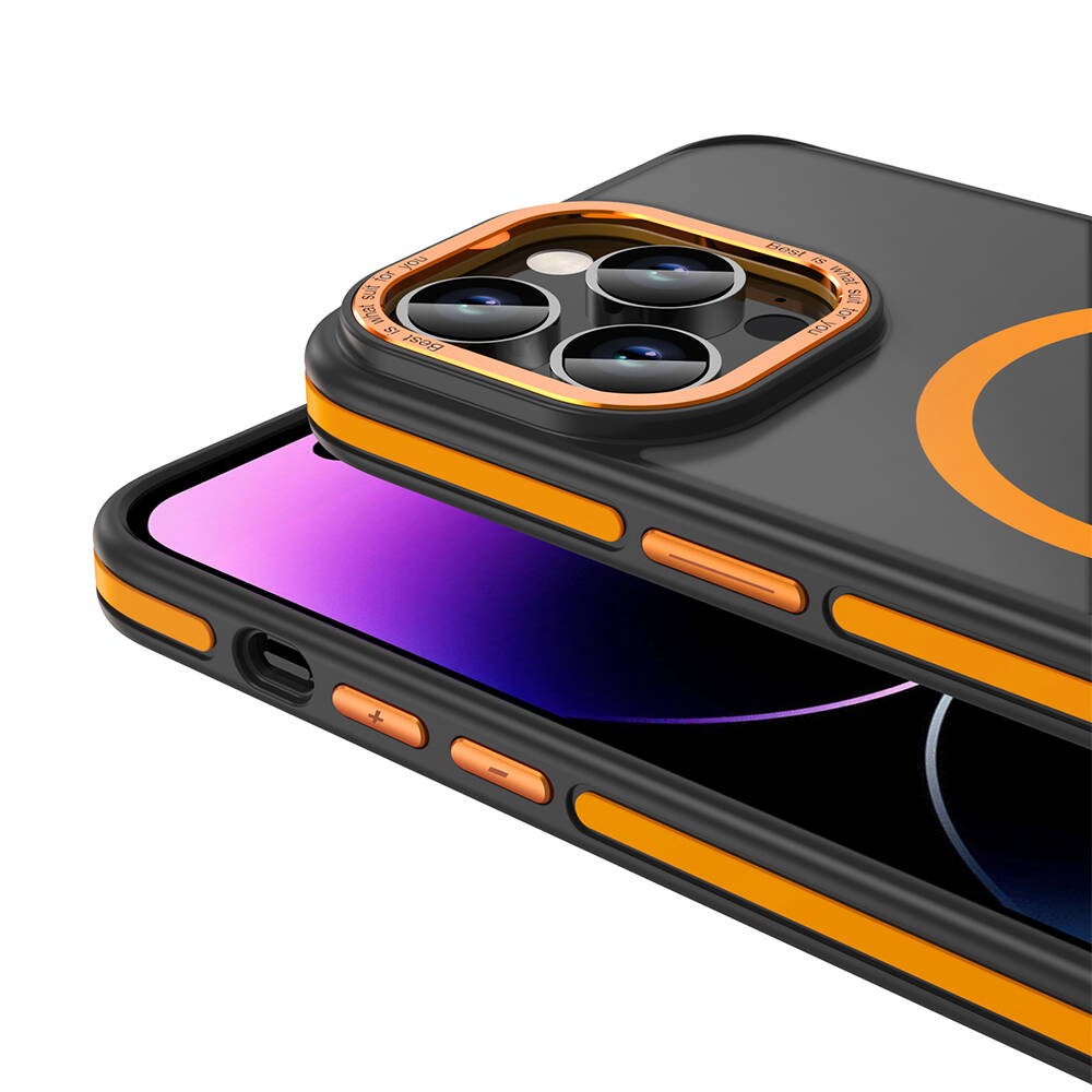 Apple iPhone 14 Pro Kılıf M-safe Şarj Özellikli Mat Görünümlü Zore Ant Kapak