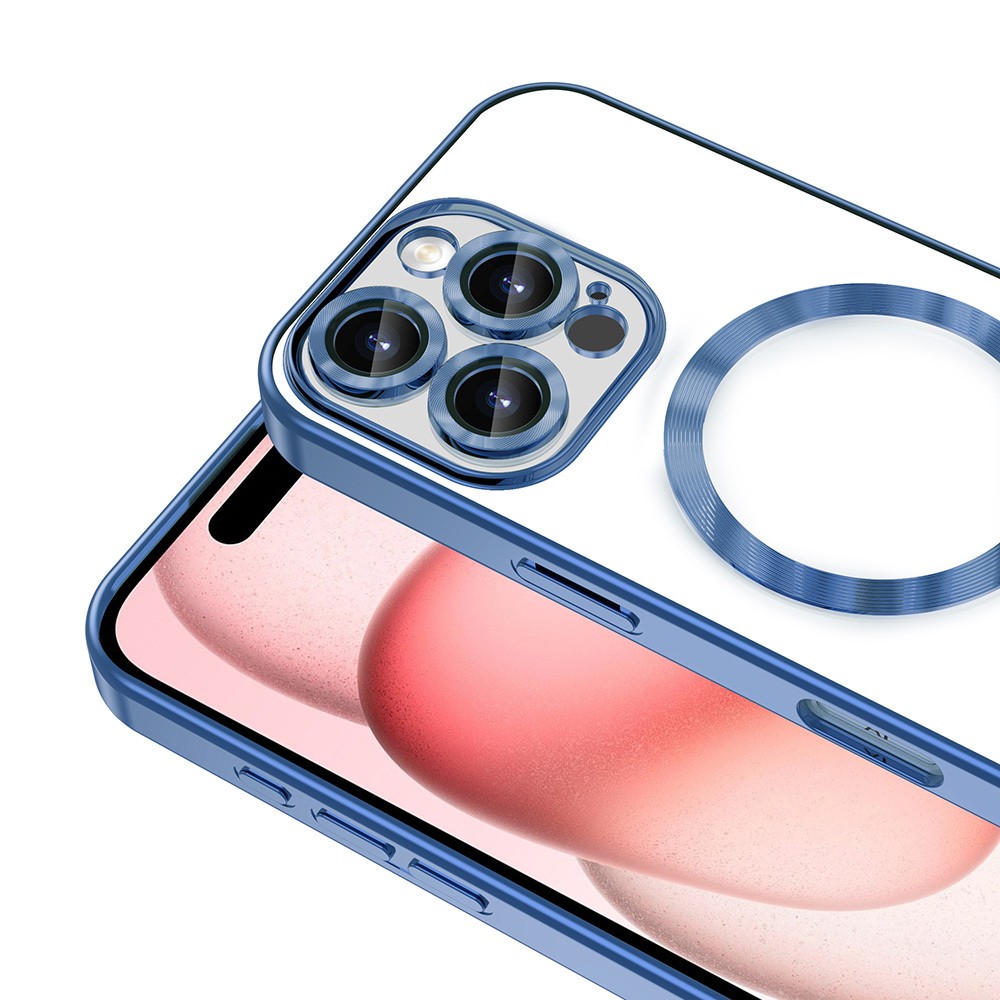 Apple iPhone 16 Pro Kılıf Kamera Korumalı M-safe Wireless Şarj Özellikli Zore Demre Kapak