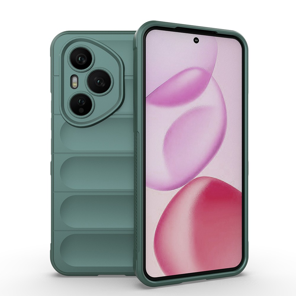 Honor 400 Pro Kılıf Esnek TPU Oyuklu Arka Yüzey Tasarımlı Zore Etnik Silikon Kapak