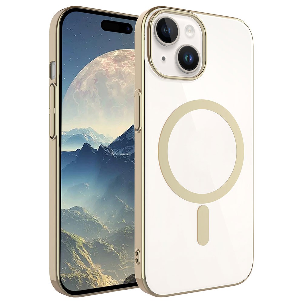 Apple iPhone 15 Kılıf Zore Wireless Şarj Özellikli Pixel M-safe Kapak