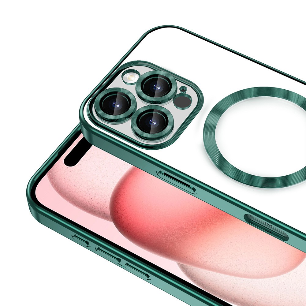 Apple iPhone 16 Pro Kılıf Kamera Korumalı M-safe Wireless Şarj Özellikli Zore Demre Kapak