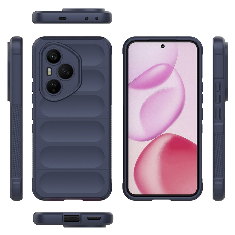 Honor 400 Pro Kılıf Esnek TPU Oyuklu Arka Yüzey Tasarımlı Zore Etnik Silikon Kapak