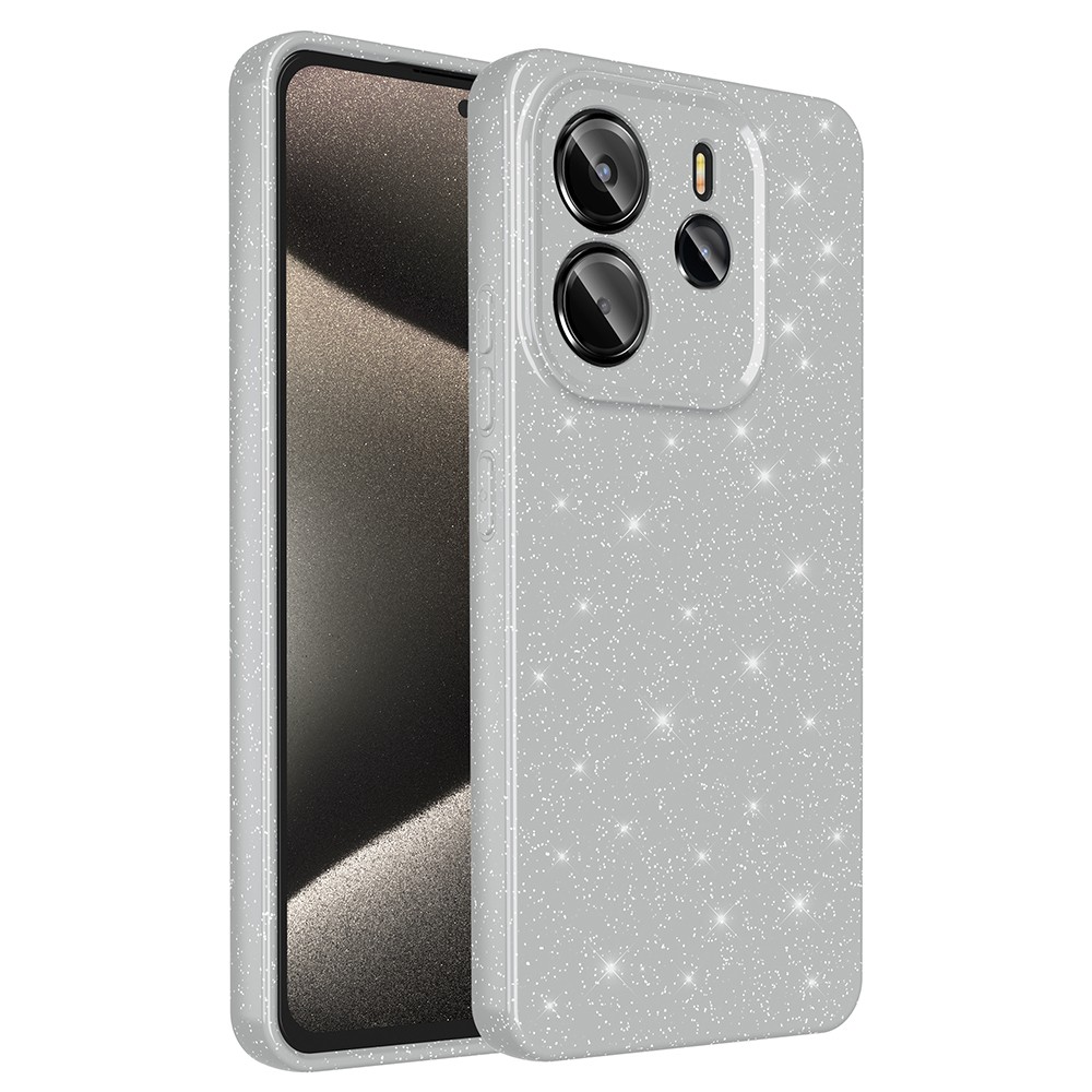 Xiaomi Redmi Note 14 5G Kılıf Kamera Korumalı Simli Lüks Zore Koton Kapak