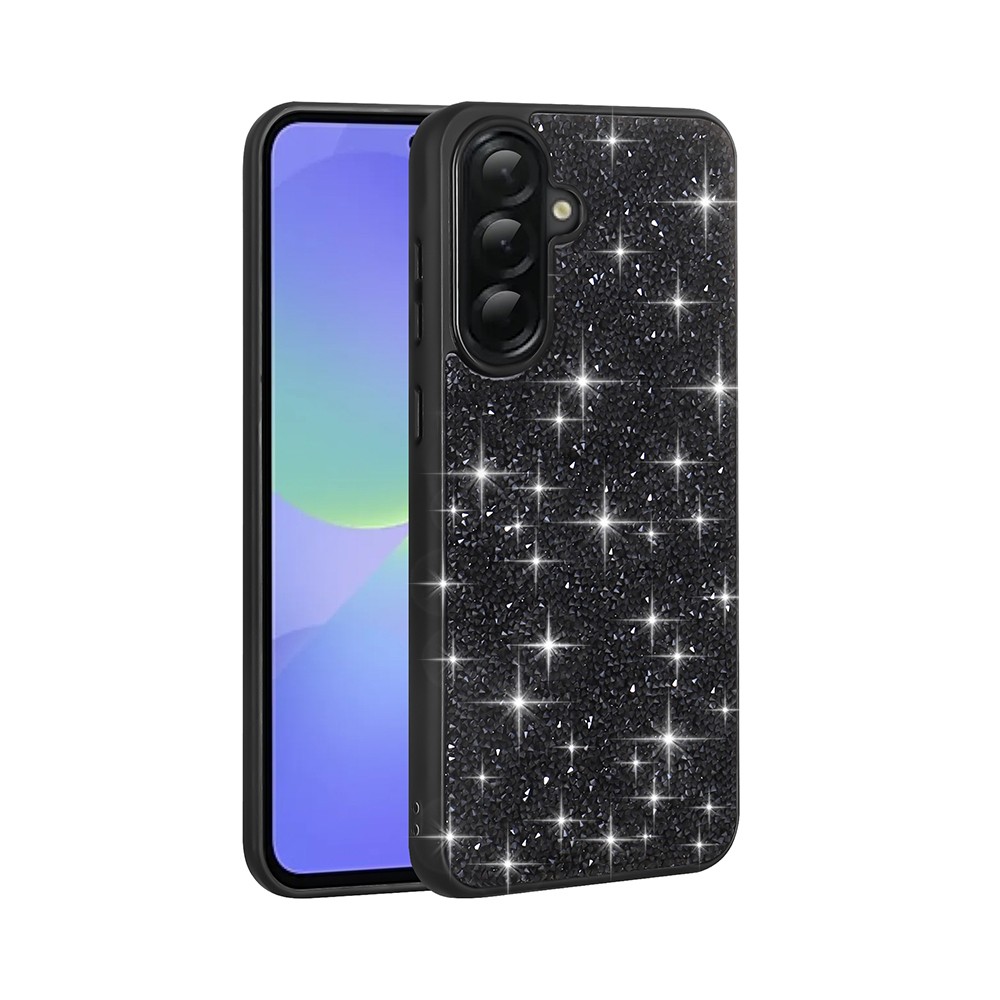 Galaxy A56 Kılıf Parlak Taşlı Tasarım Zore Pırlanta Kapak
