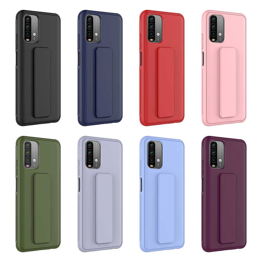 Xiaomi Redmi Note 10 Kılıf Zore Qstand Kapak
