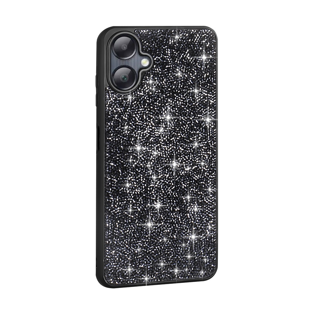 Galaxy A06 Kılıf Parlak Taşlı Tasarım Zore Pırlanta Kapak