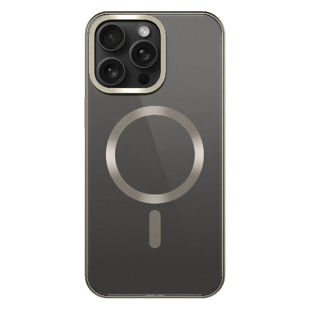 Apple iPhone 15 Pro Max Kılıf Mat Tasarımlı M-safe Wireless Şarj Özellikli Zore Mat Setro Kapak