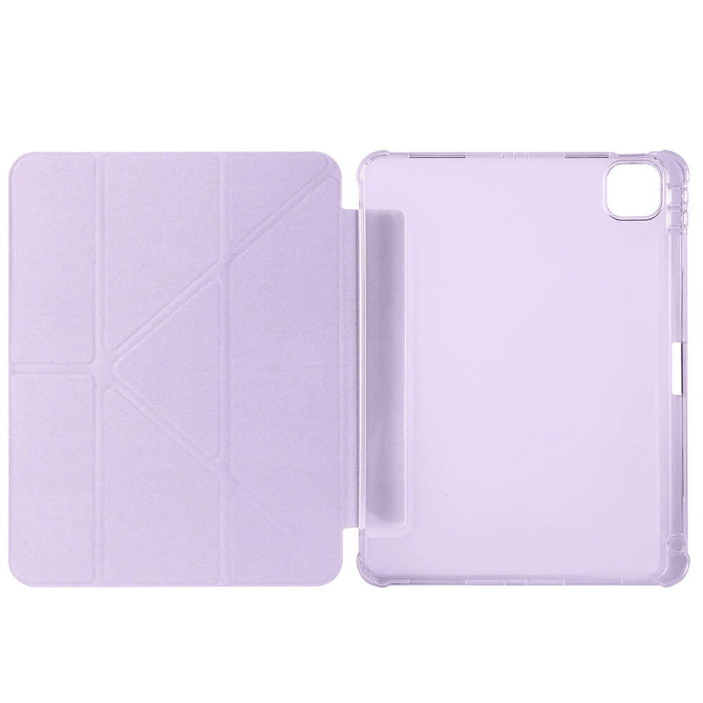 Apple iPad Air 11 2024 Kılıf Zore Tri Folding Kalem Bölmeli Standlı Kılıf