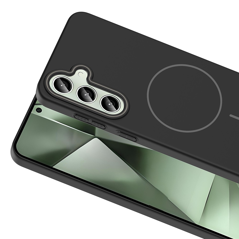 Galaxy S24 Plus Kılıf M-safe Şarj Özellikli Zore Ruby Sert Kapak