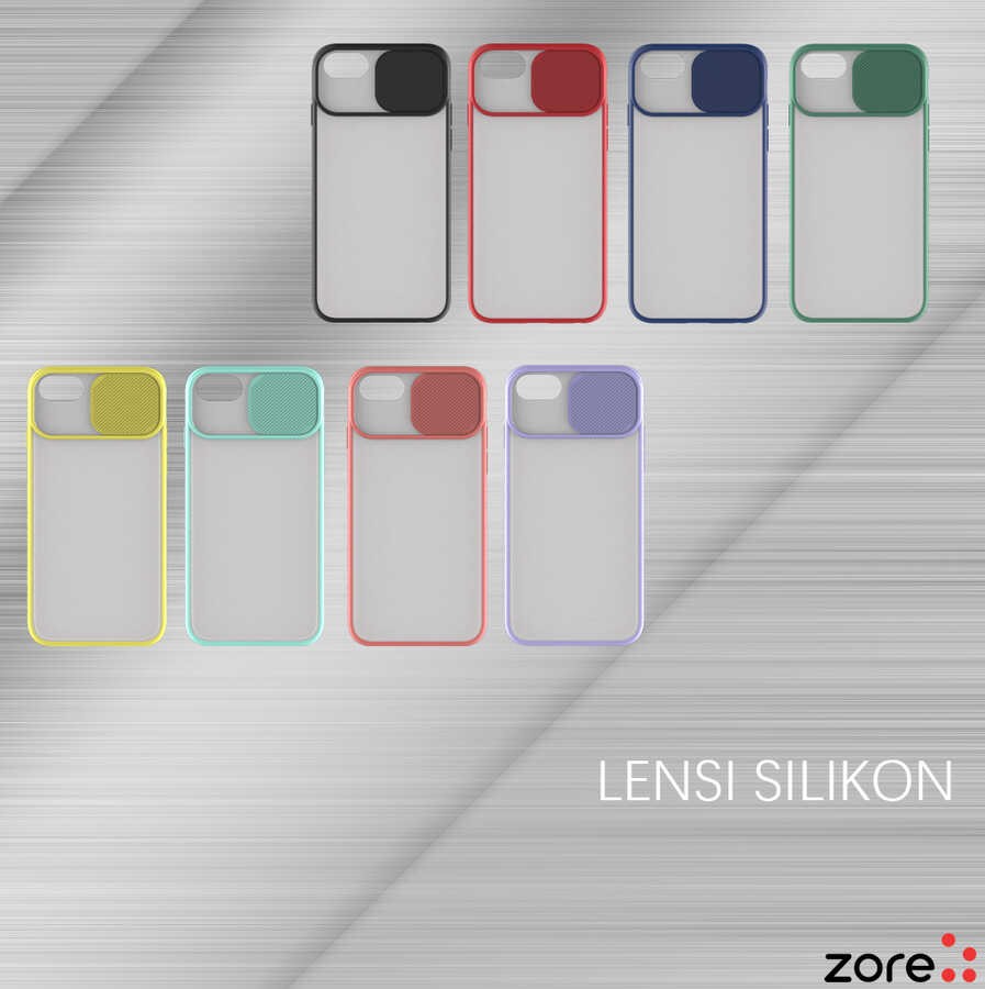 Apple iPhone SE 2022 Kılıf Zore Lensi Kapak