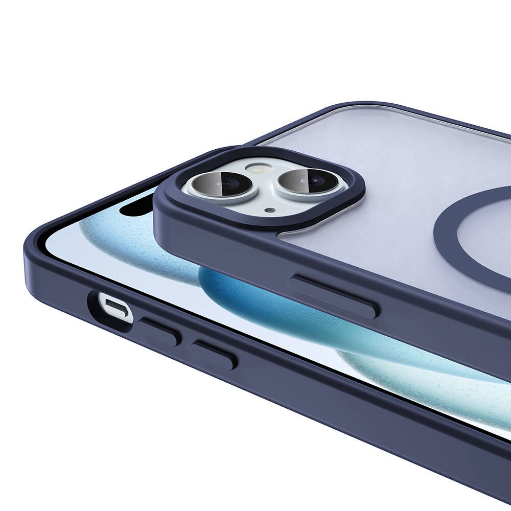 Apple iPhone 14 Plus Kılıf M-safe Şarj Özellikli Mat Arka Yüzey Zore Sio Kapak