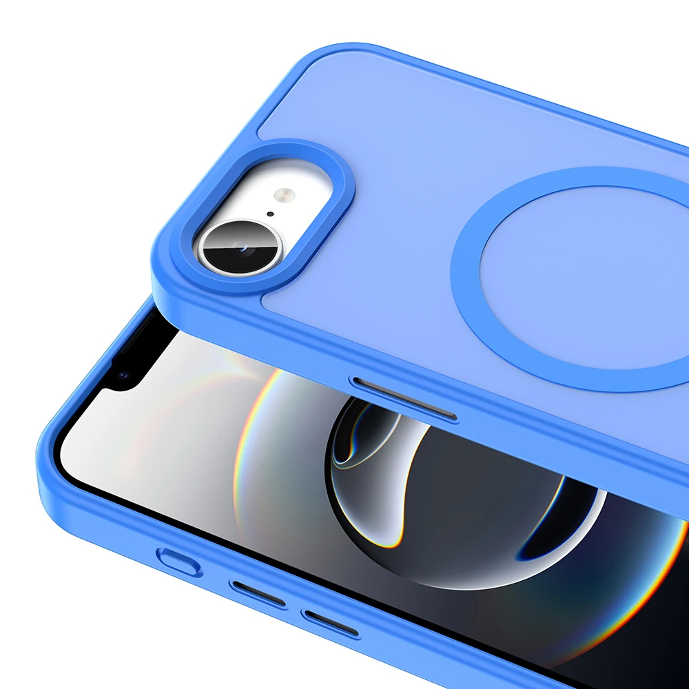 Apple iPhone 16E Kılıf M-safe Şarj Özellikli Mat Arka Yüzey Zore Sio Kapak