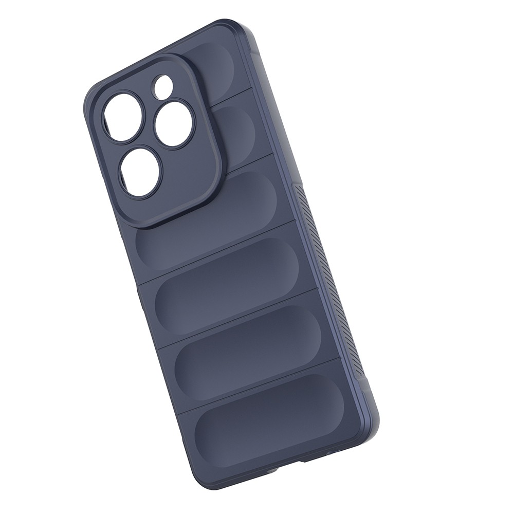 İnfinix Hot 40 Pro Kılıf Esnek TPU Oyuklu Arka Yüzey Tasarımlı Zore Etnik Silikon Kapak