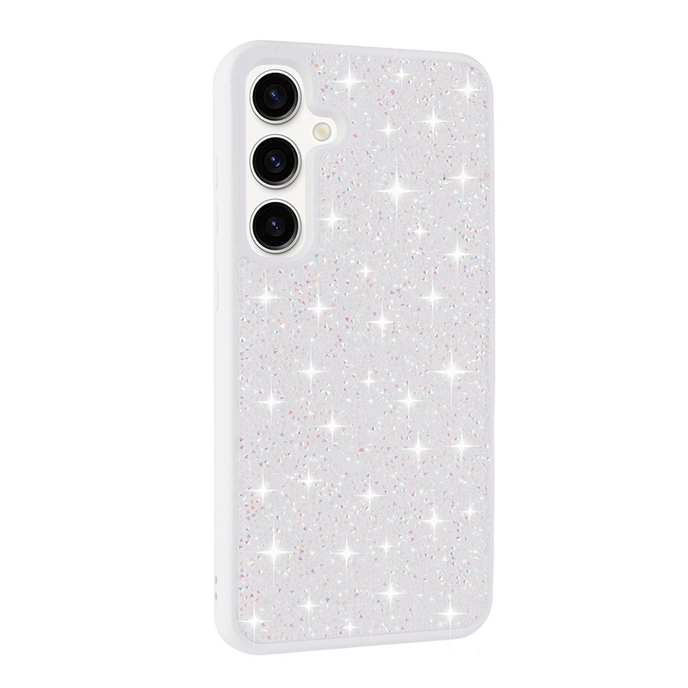 Galaxy S25 Plus Kılıf Parlak Taşlı Tasarım Zore Pırlanta Kapak