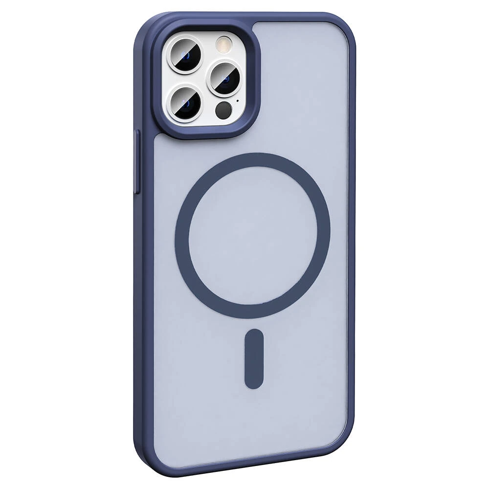 Apple iPhone 12 Pro Kılıf M-safe Şarj Özellikli Mat Arka Yüzey Zore Sio Kapak