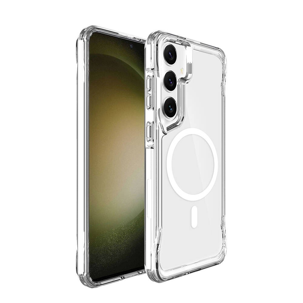 Galaxy S24 Plus Kılıf Zore M-safe Şarj Özellikli T-Max M-safe Kapak
