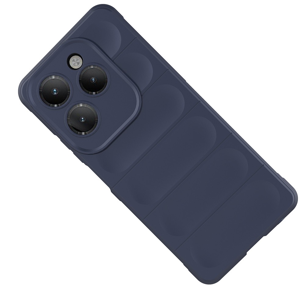 İnfinix Hot 40 Kılıf Esnek TPU Oyuklu Arka Yüzey Tasarımlı Zore Etnik Silikon Kapak
