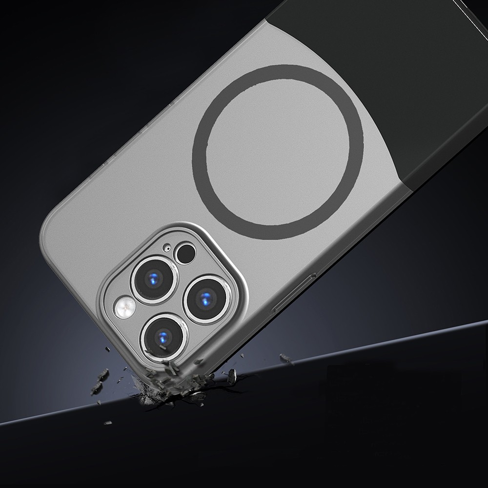 Apple iPhone 14 Pro Max Kılıf M-Safe Şarj Özellikli Mıknatıslı Zore Duble Kapak