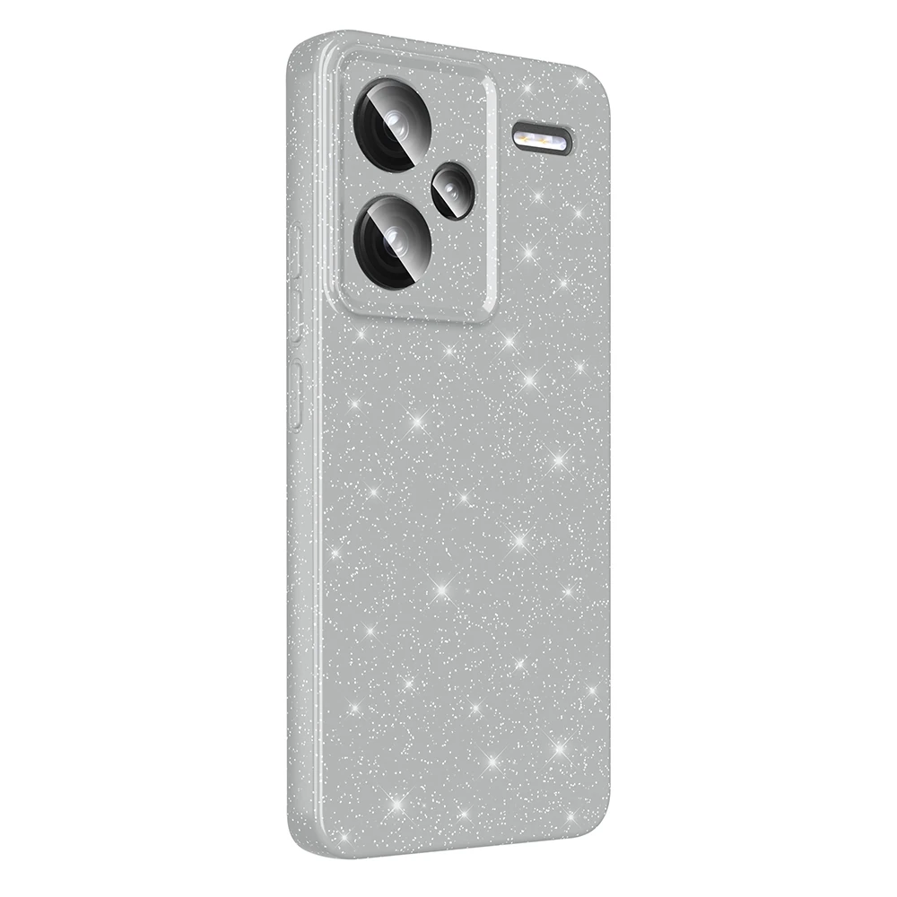 Xiaomi Redmi Note 13 Pro Plus 5G Kılıf Kamera Korumalı Simli Lüks Zore Koton Kapak