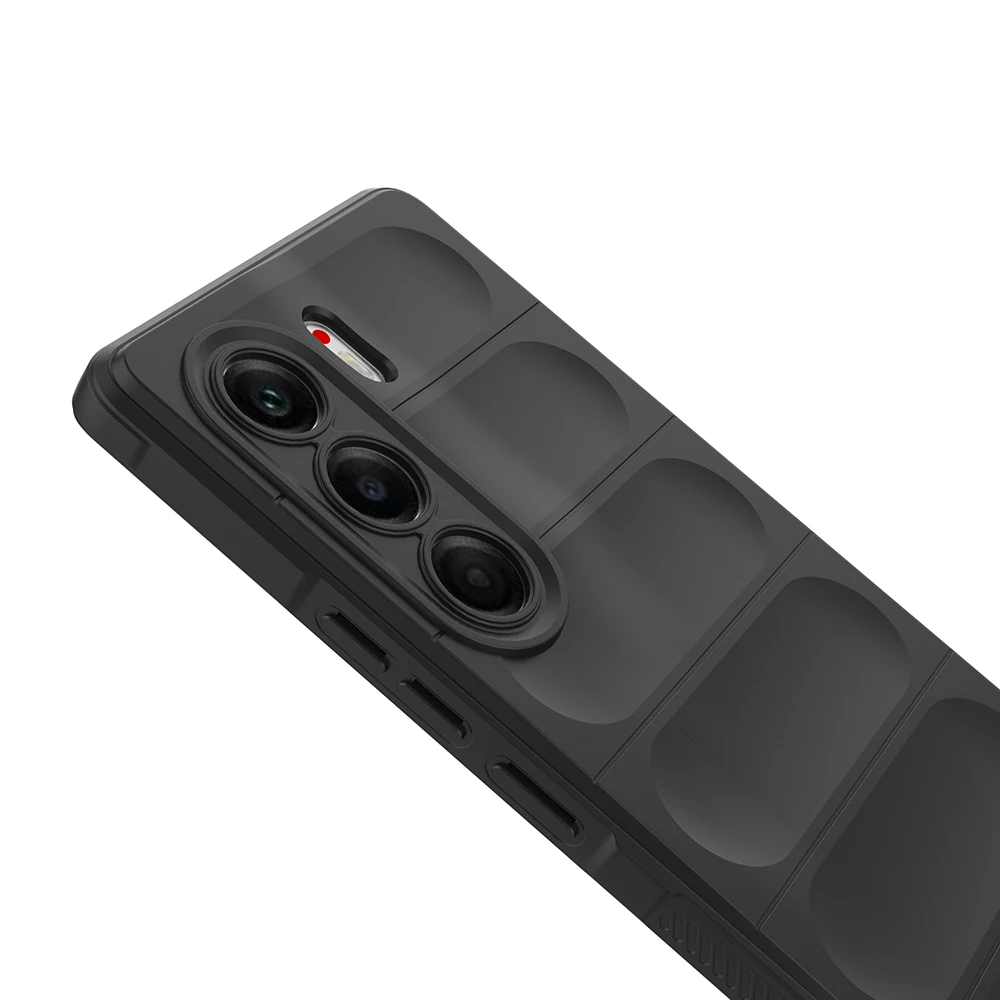 Tecno Camon 40 Pro Kılıf Esnek TPU Oyuklu Arka Yüzey Tasarımlı Zore Etnik Silikon Kapak