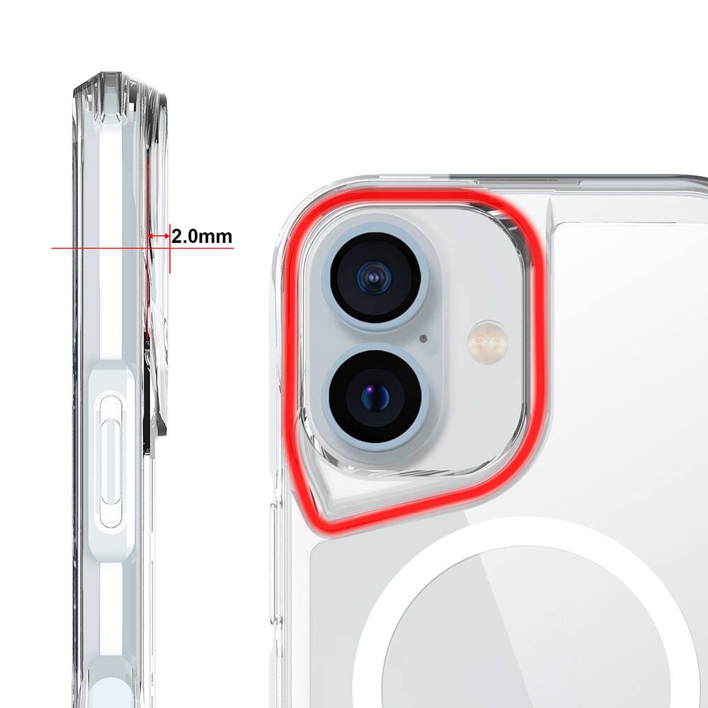 Apple iPhone 16 Plus Kılıf Zore M-safe Şarj Özellikli T-Max M-safe Kapak