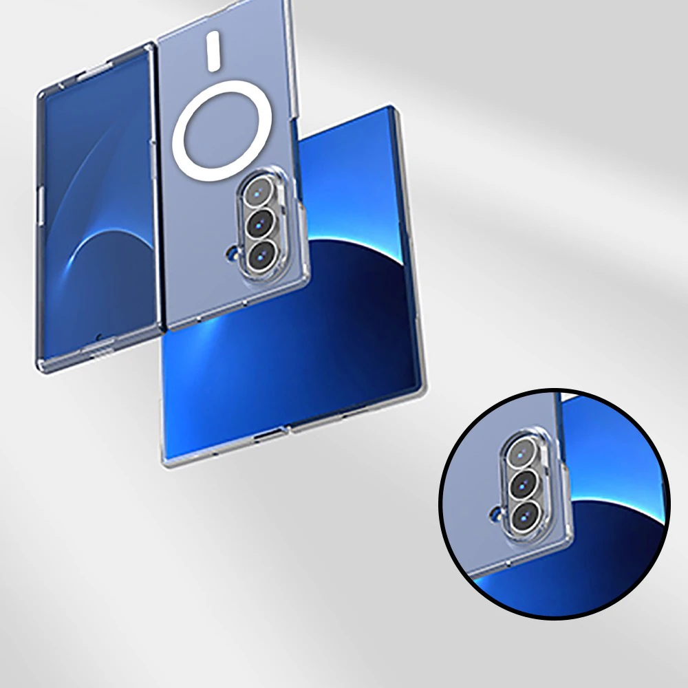 Galaxy Z Fold 7 Kılıf Kamera Korumalı M-safe Sert PC Zore Porto Kapak