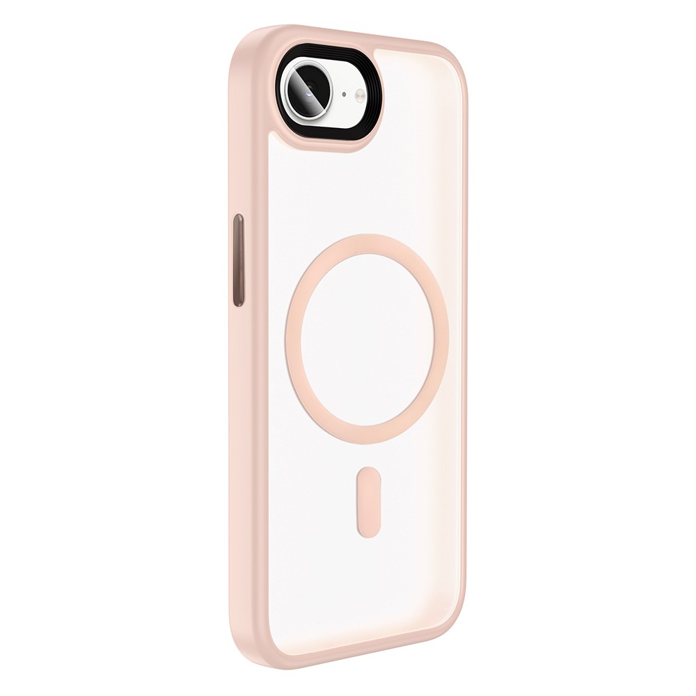 Apple iPhone 16E Kılıf Mat Arka Yüzey Wireless Şarj Özellikli Zore Flet M-safe Kapak