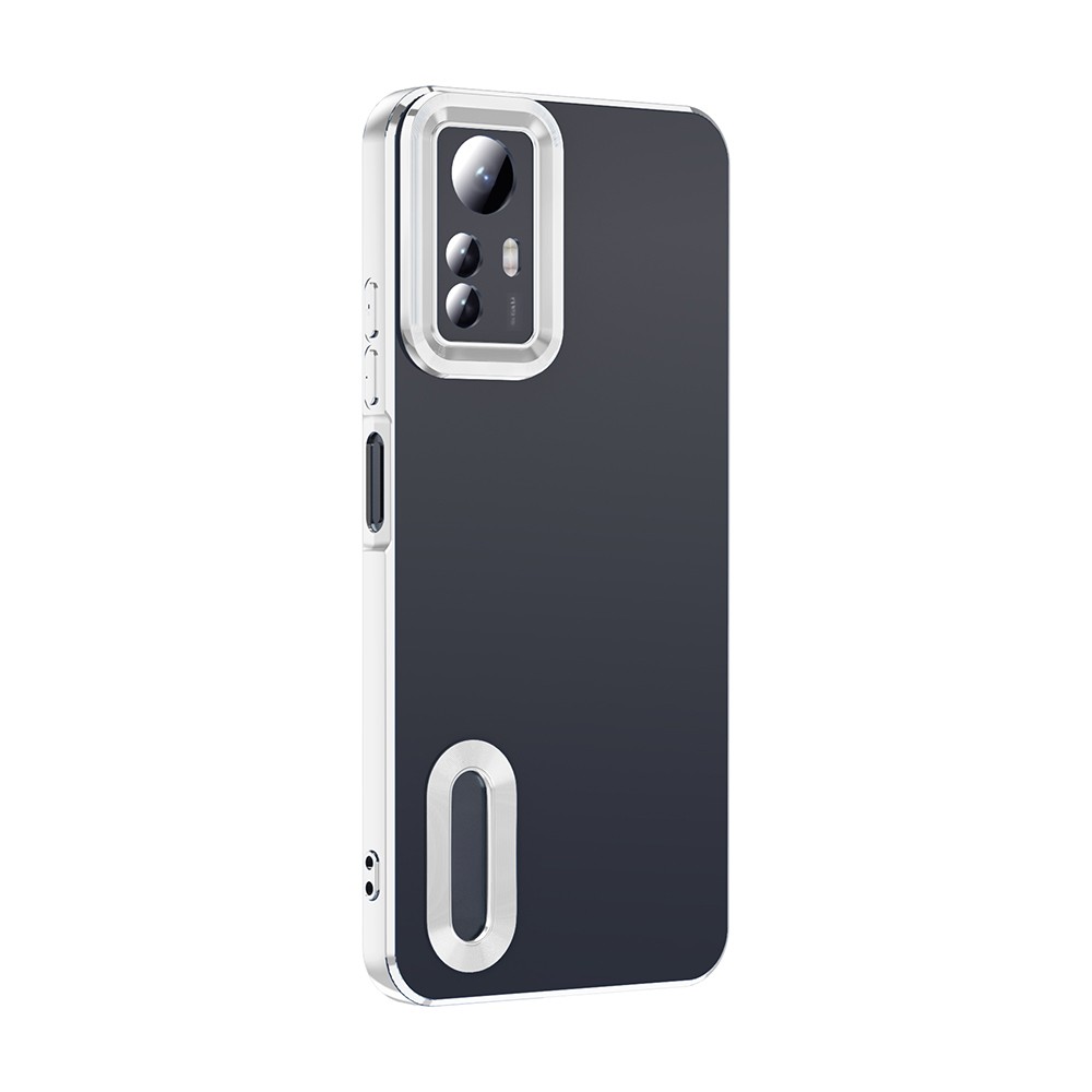 Xiaomi Redmi Note 12S Kılıf Kamera Korumalı Logo Gösteren Zore Omega Kapak