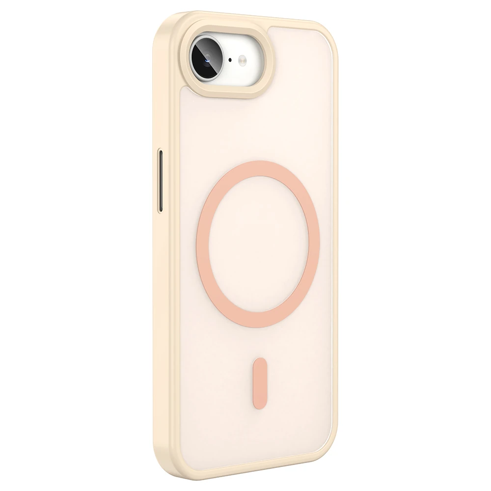 Apple iPhone 16E Kılıf M-safe Şarj Özellikli Mat Arka Yüzey Zore Sio Kapak