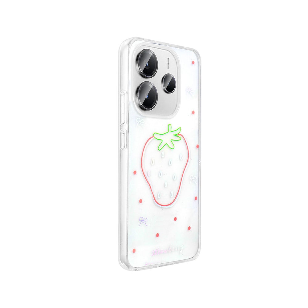 Xiaomi Redmi Note 14 4G Kılıf Şeffaf Figürlü Zore Folk Sert Kapak