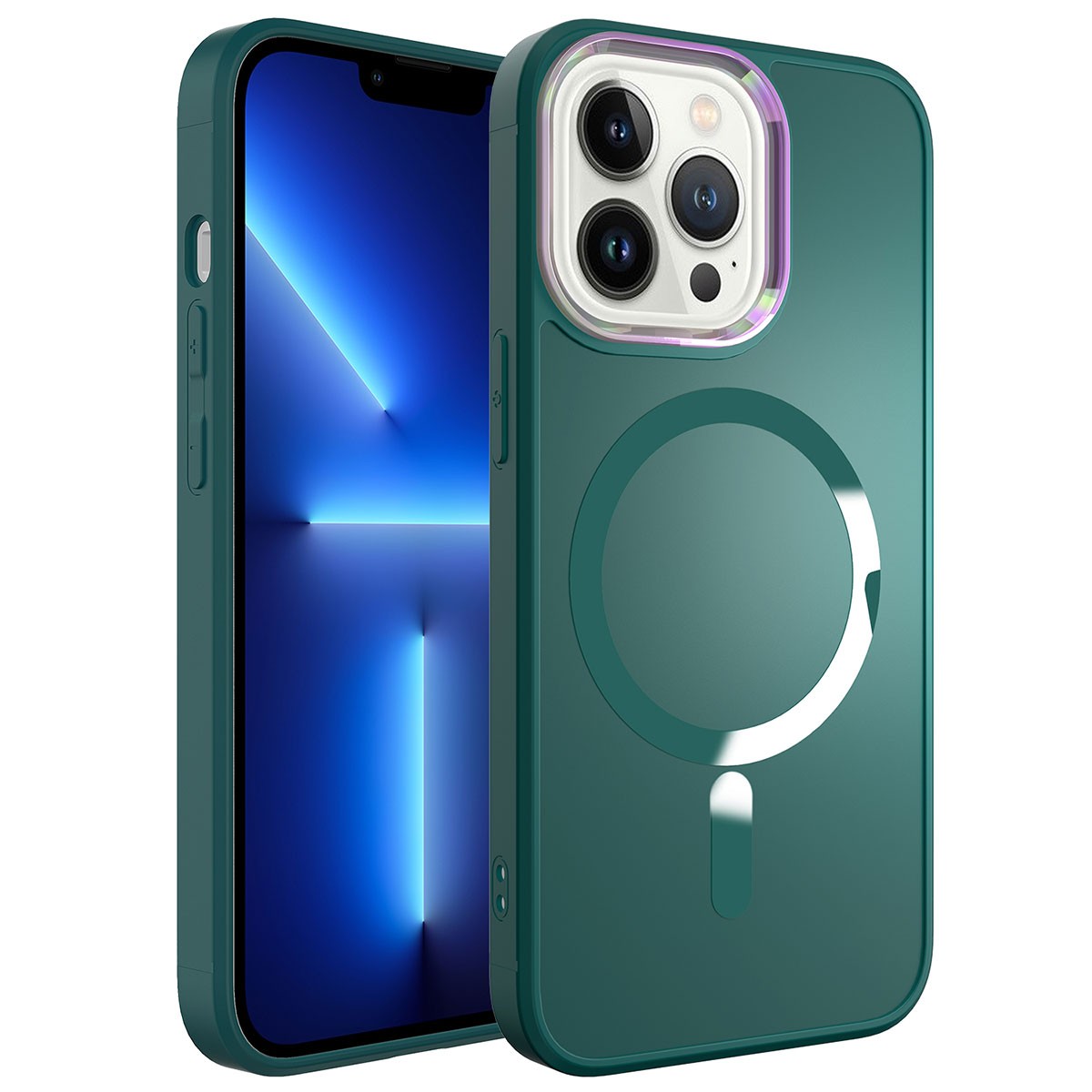 Apple iPhone 12 Pro Kılıf M-safe Wireless Şarj Özellikli Zore Stil Kapak