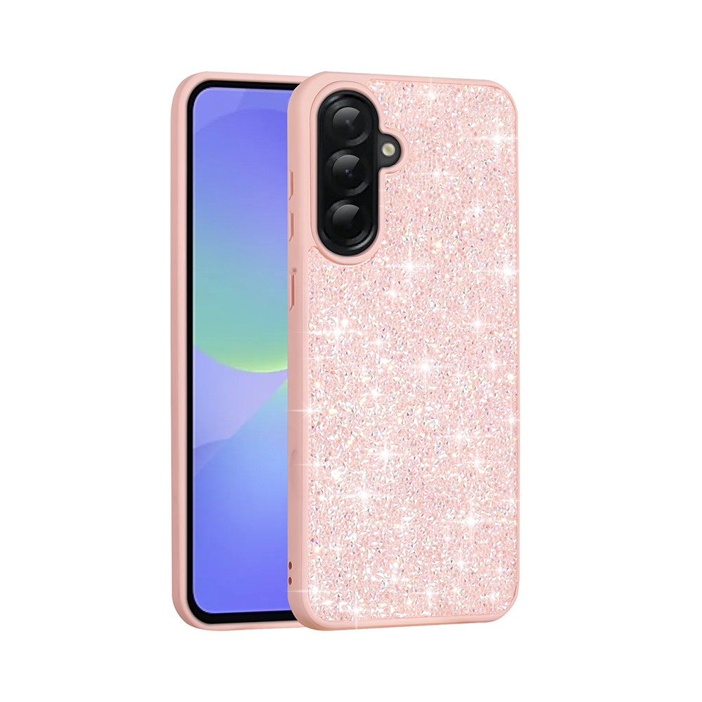 Galaxy A56 Kılıf Parlak Taşlı Tasarım Zore Pırlanta Kapak