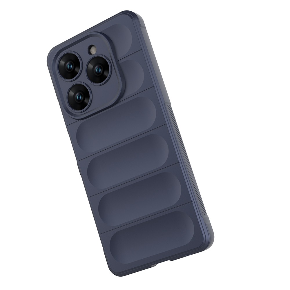 Tecno Spark 20 Pro 4G Kılıf Esnek TPU Oyuklu Arka Yüzey Tasarımlı Zore Etnik Silikon Kapak