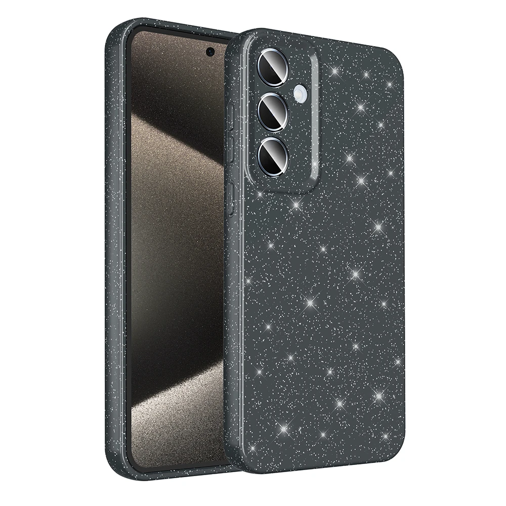 Galaxy A35 Kılıf Kamera Korumalı Simli Lüks Zore Koton Kapak