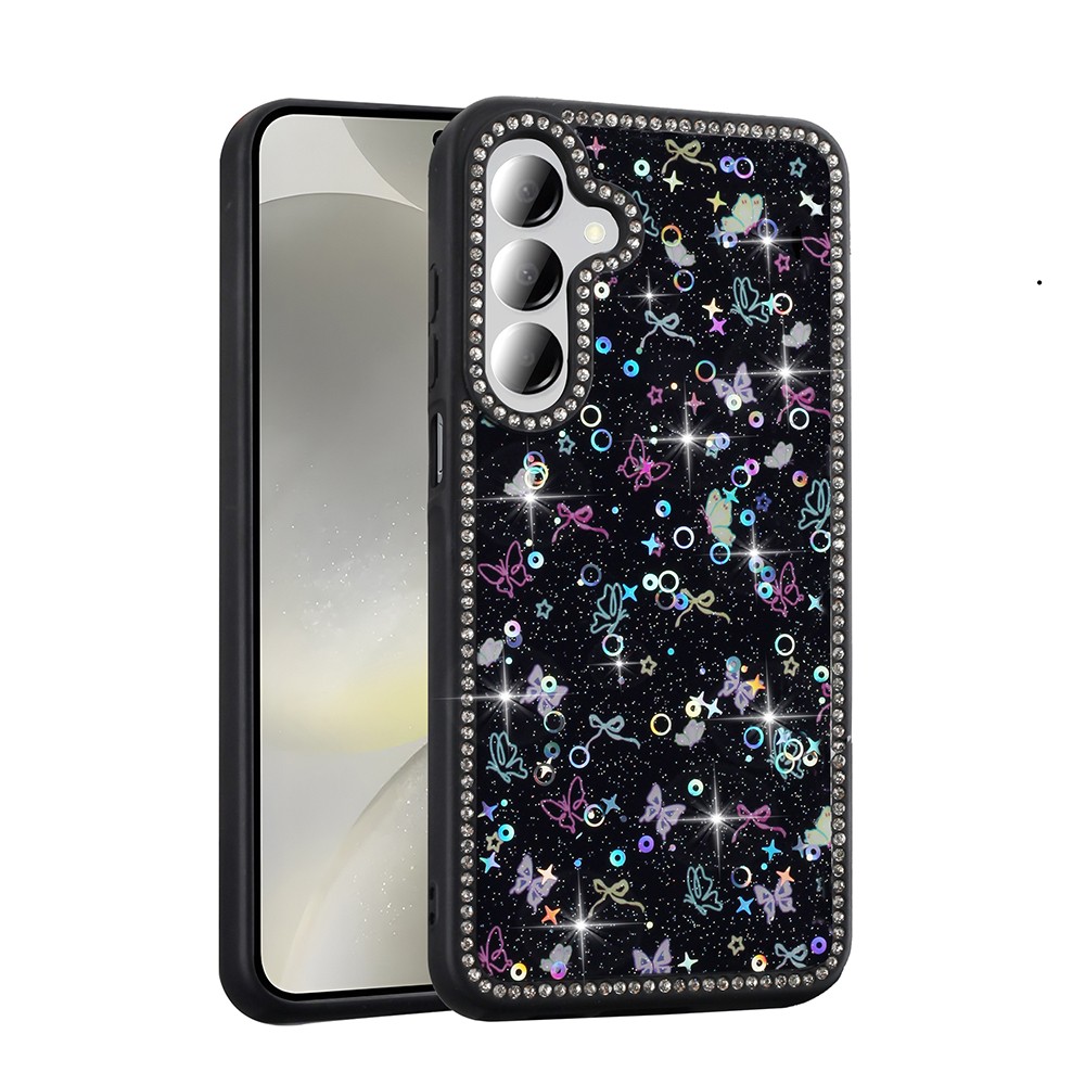 Galaxy A26 Kılıf Taşlı ve Simli Tasarım Zore Azra Kapak