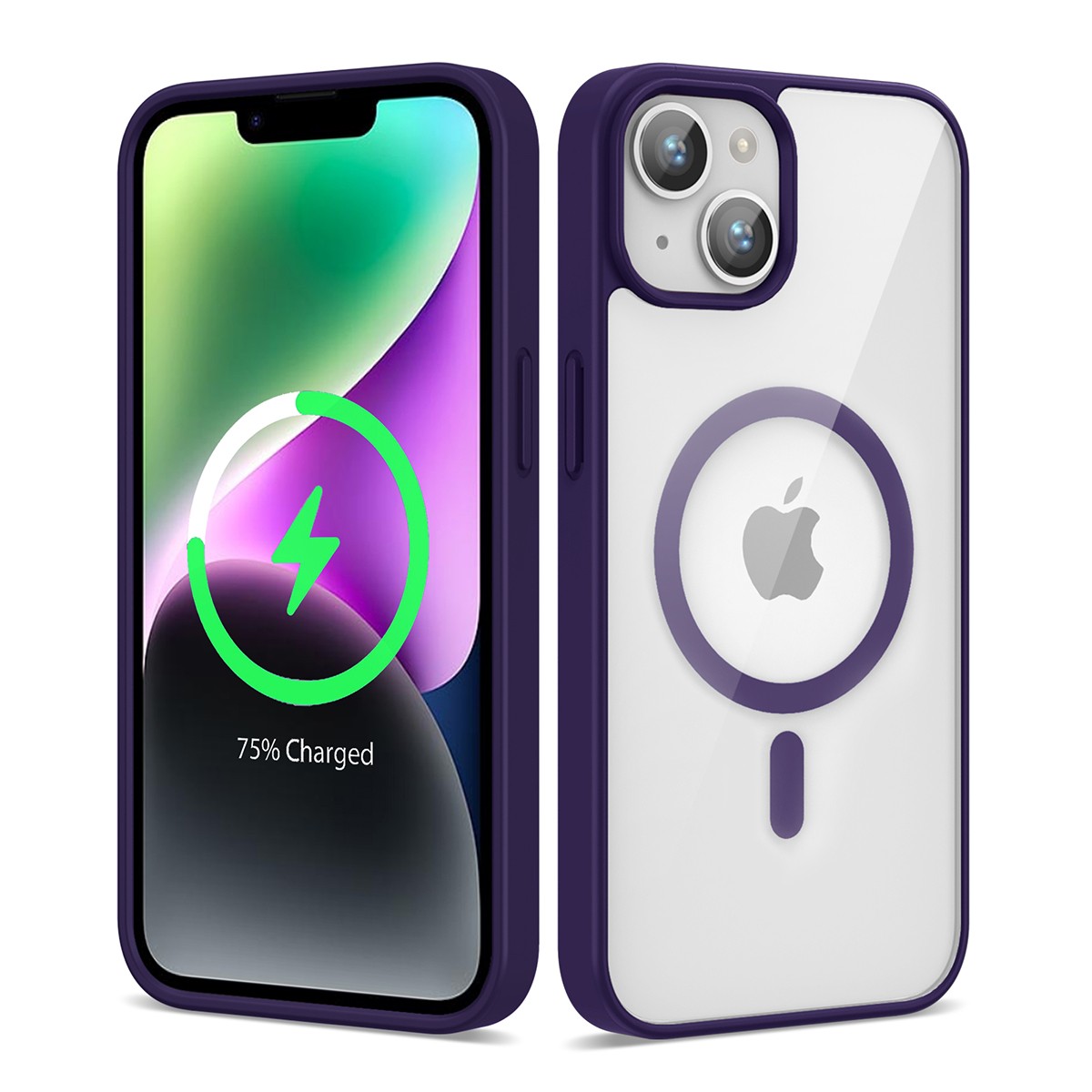 Apple iPhone 14 Kılıf M-safe Wireless Şarj Özellikli Silikon Zore Ege Kapak