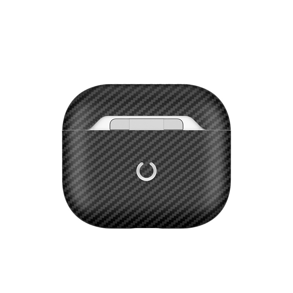 Apple Airpods 3. Nesil Zore Airbag 43 600D Karbon Fiber Kulaklık Kılıfı