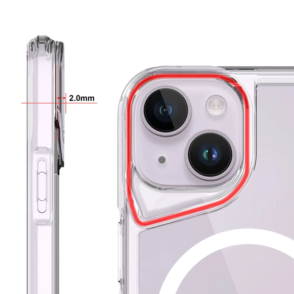 Apple iPhone 15 Kılıf Zore M-safe Şarj Özellikli T-Max M-safe Kapak