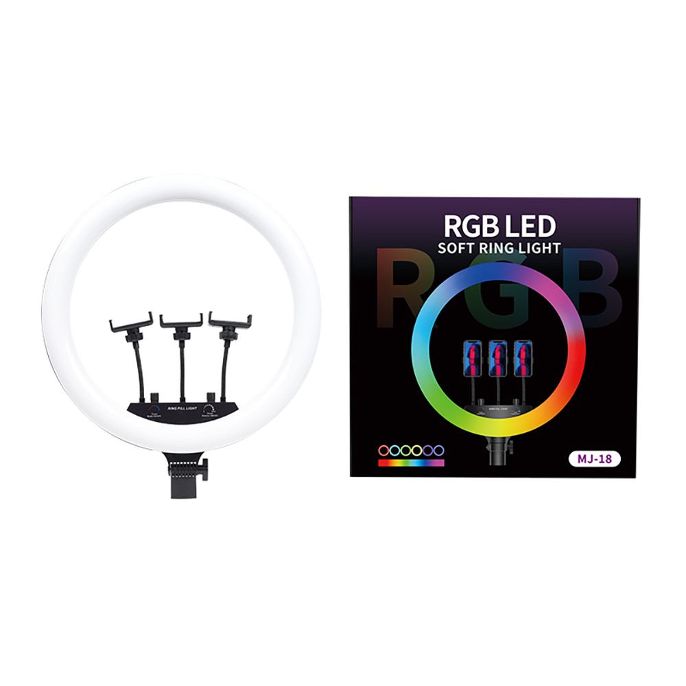 Zore MJ-56 Uzaktan Kumandalı 21 inç Işıklı Telefon Tutucu Ring Light
